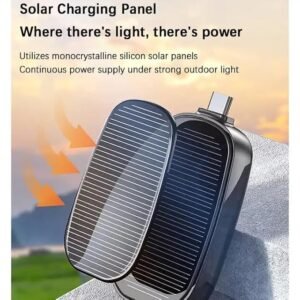1500mAh Small Charger Solar Power Bank Keychain (Buy 1 Get 1)