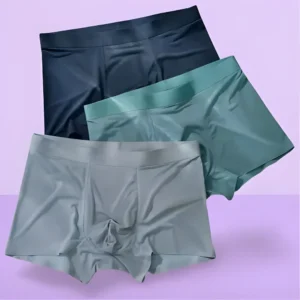 Ice Silk Boxer Briefs (Pack of 3)